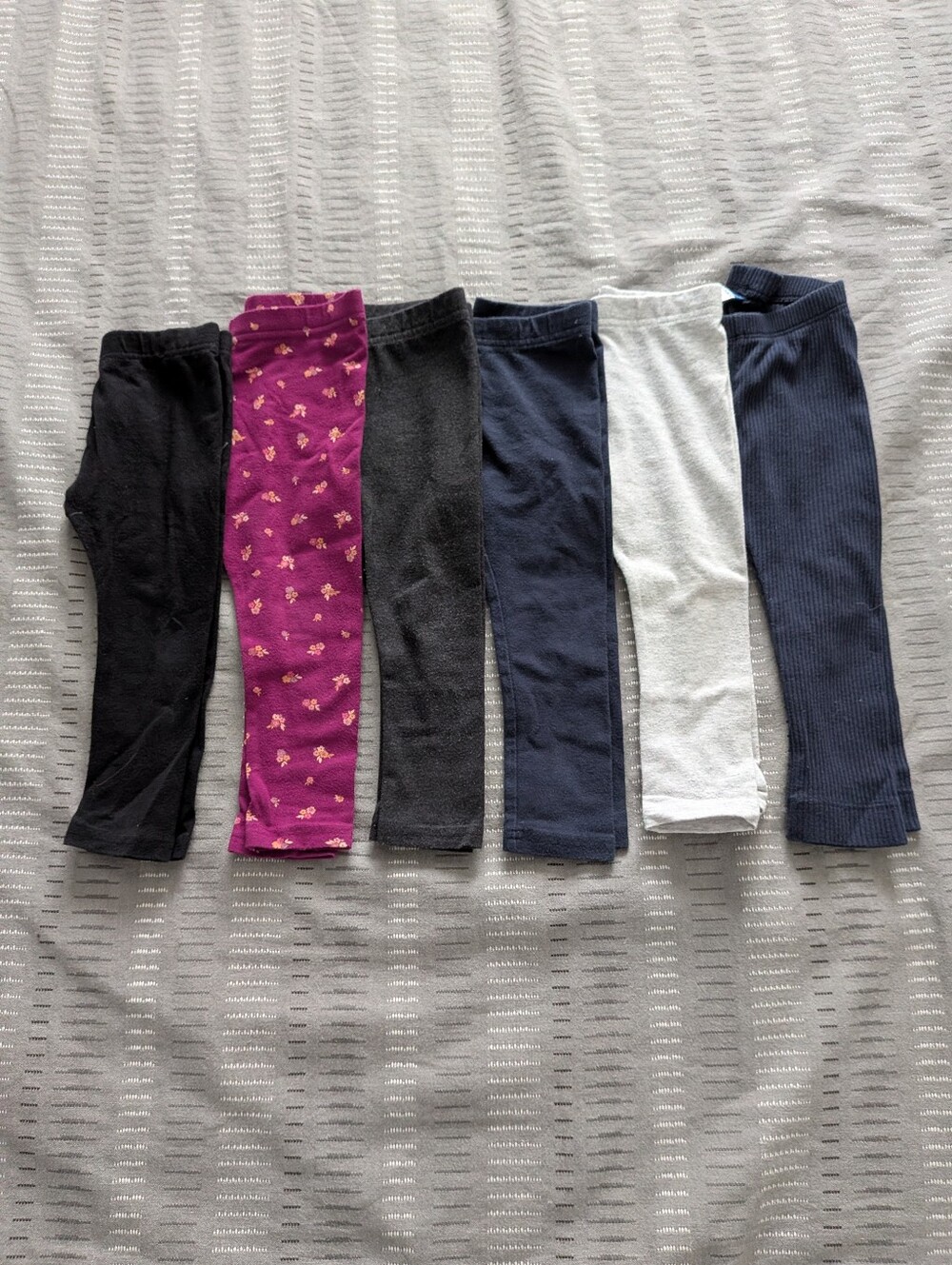 Bundle: 2T Toddler Leggings, 6 Pairs